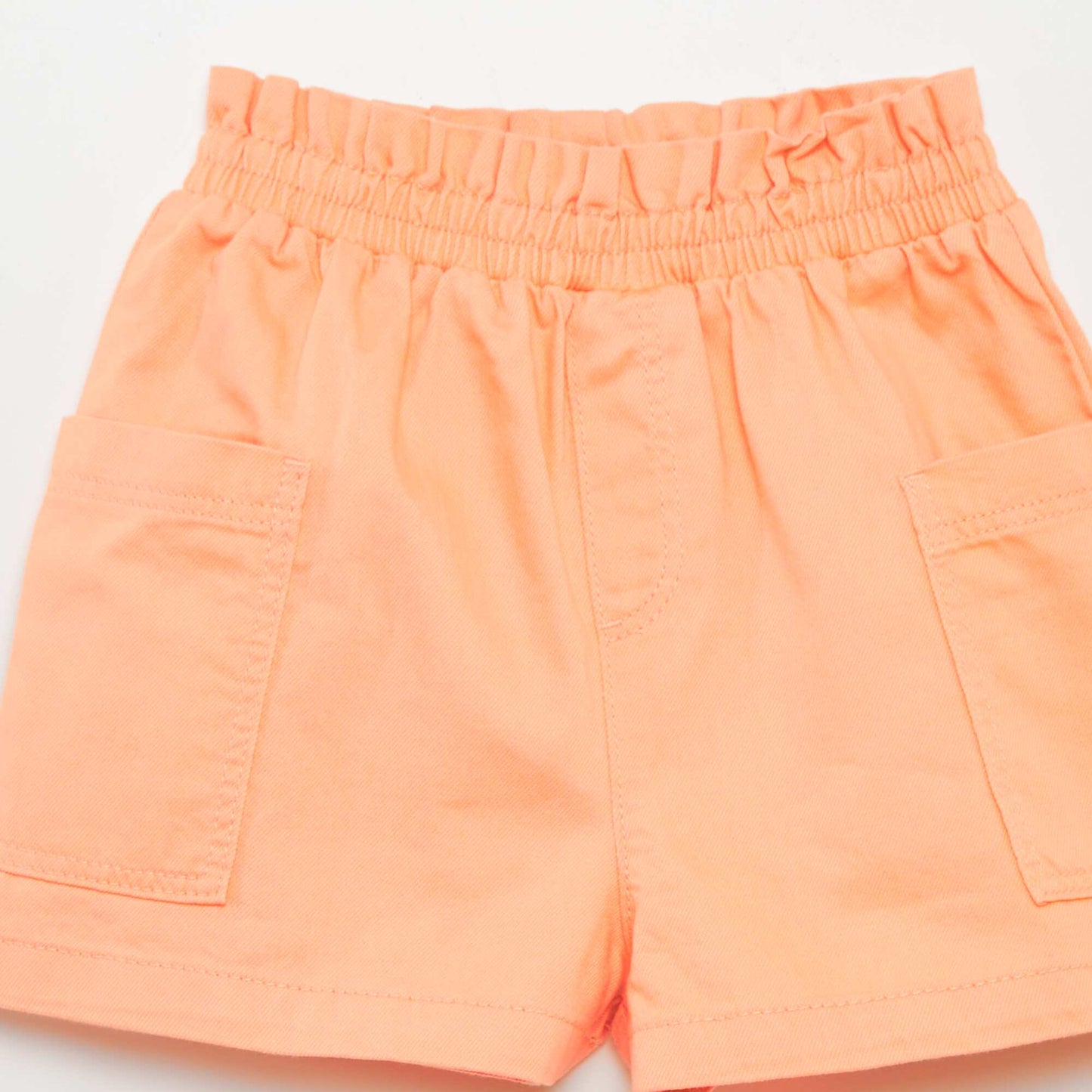 Short en twill Orange