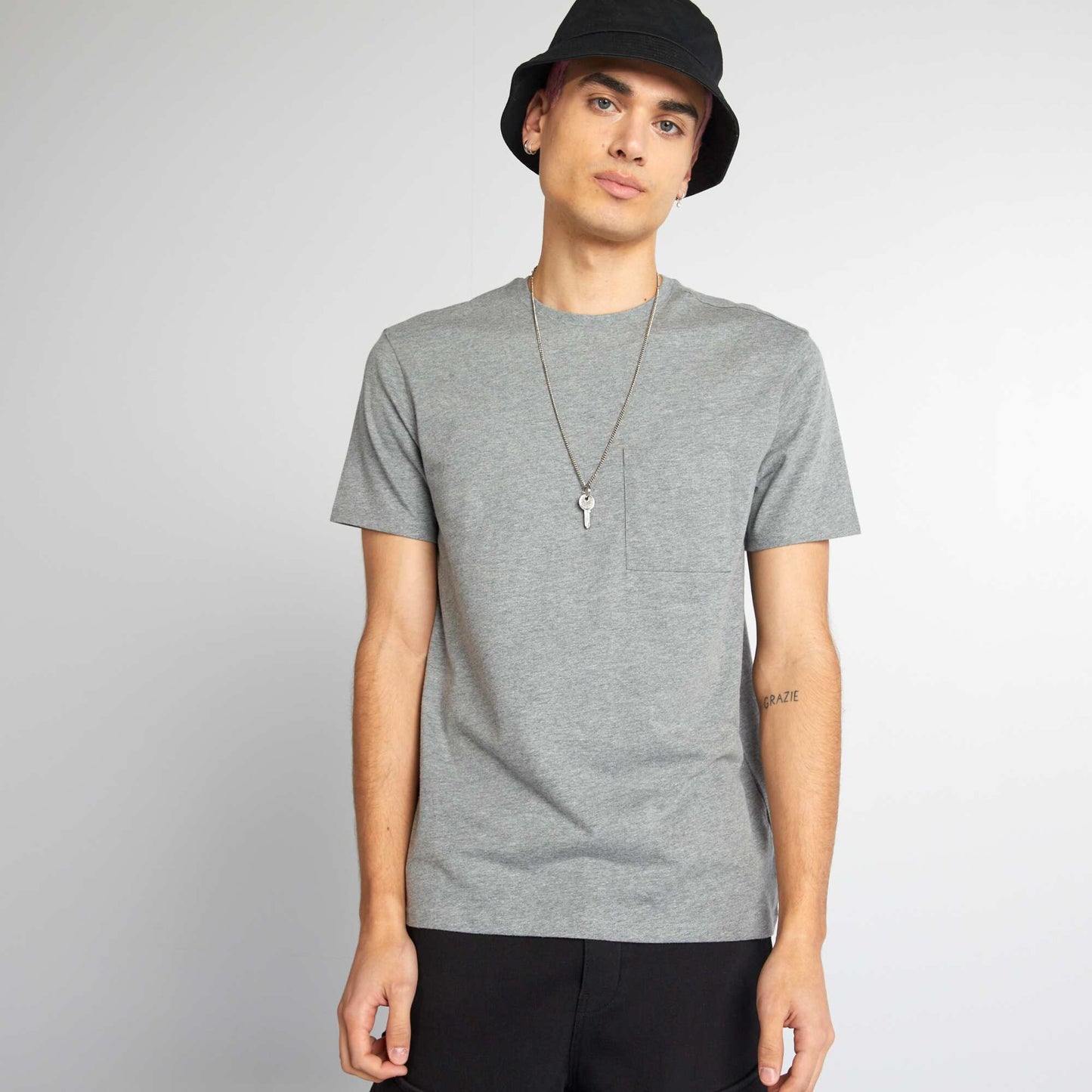 T-shirt basique Gris