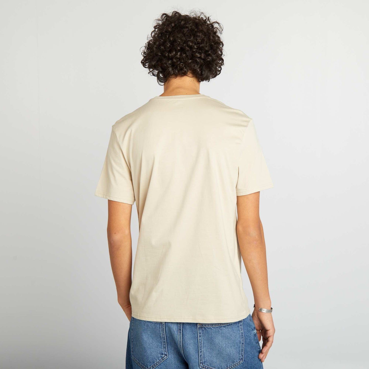 T-shirt basique Gris beige