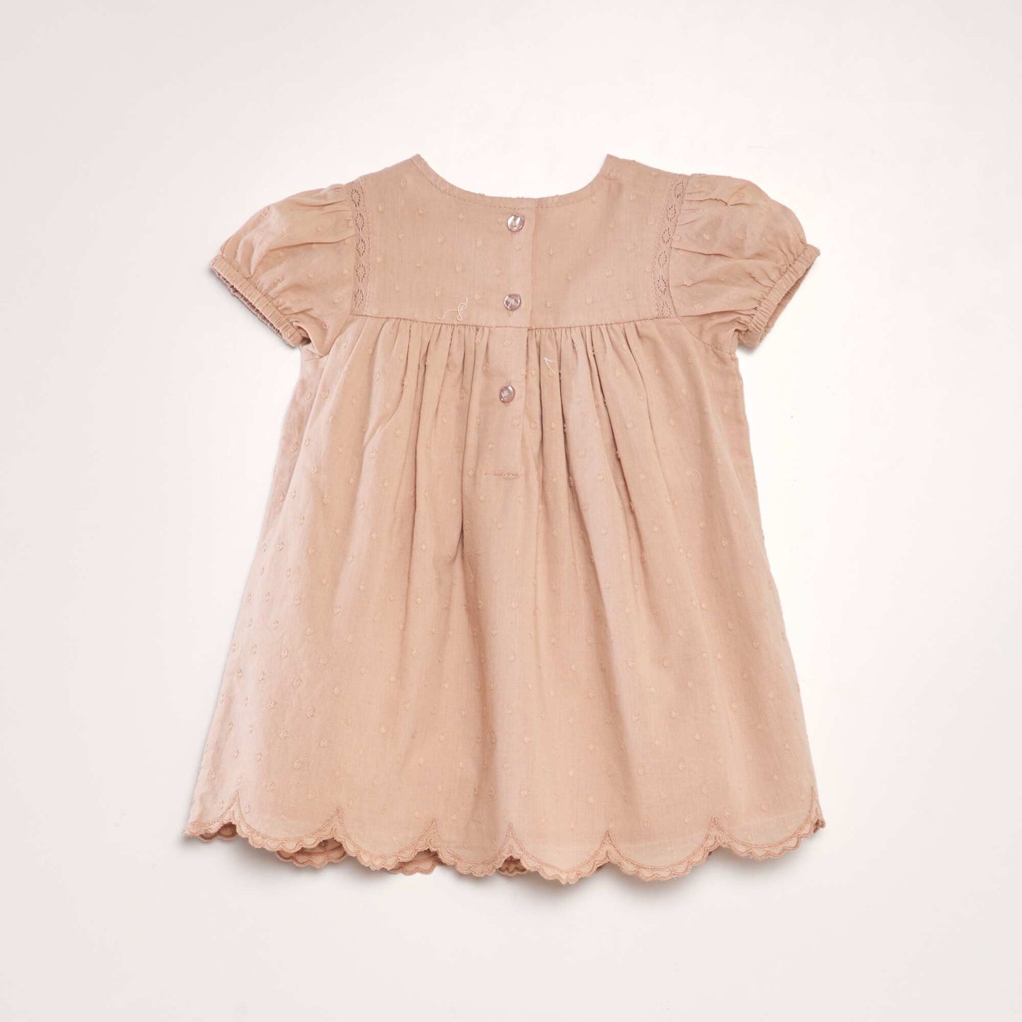 Blouse en voile de coton Rose