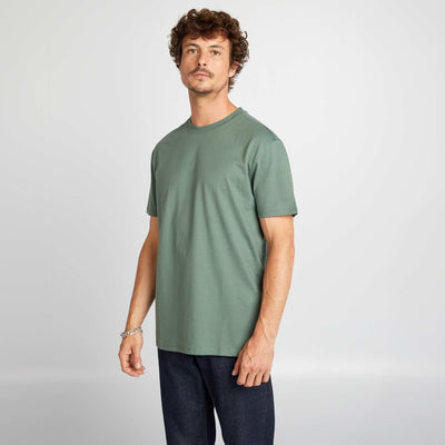 T-shirt col rond en coton - Tough Cotton Vert
