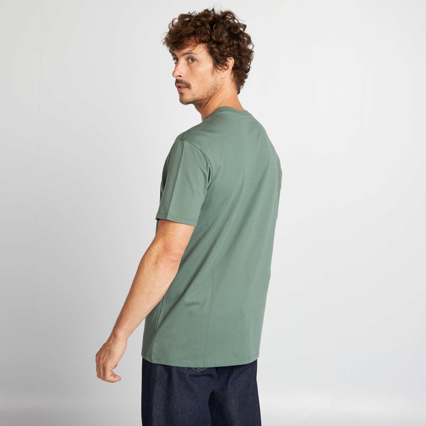 T-shirt col rond en coton - Tough Cotton Vert