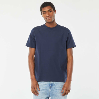 T-shirt à col rond en coton - Tough Cotton™ BLEU MARINE