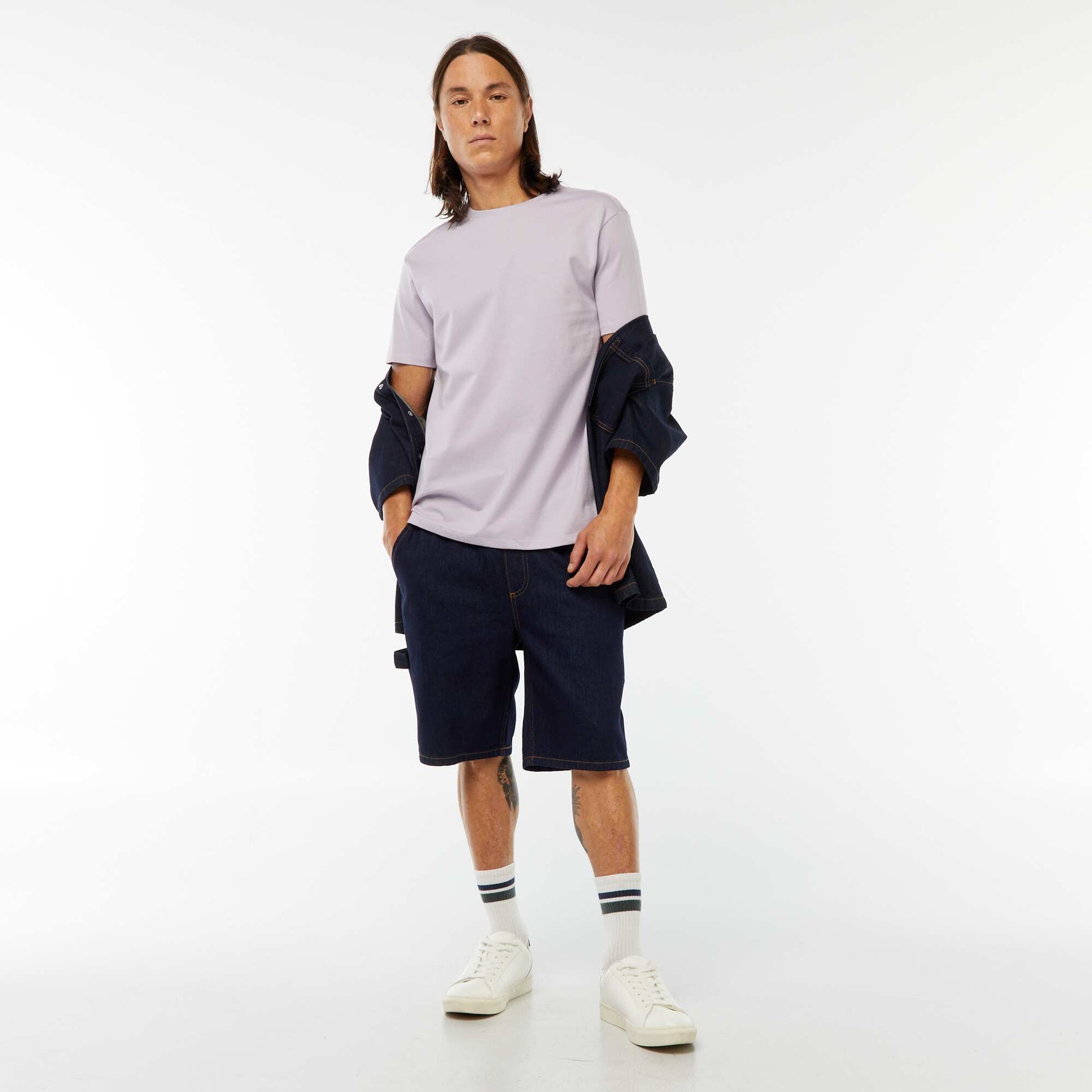 T-shirt à col rond en coton - Tough Cotton™ ROSE