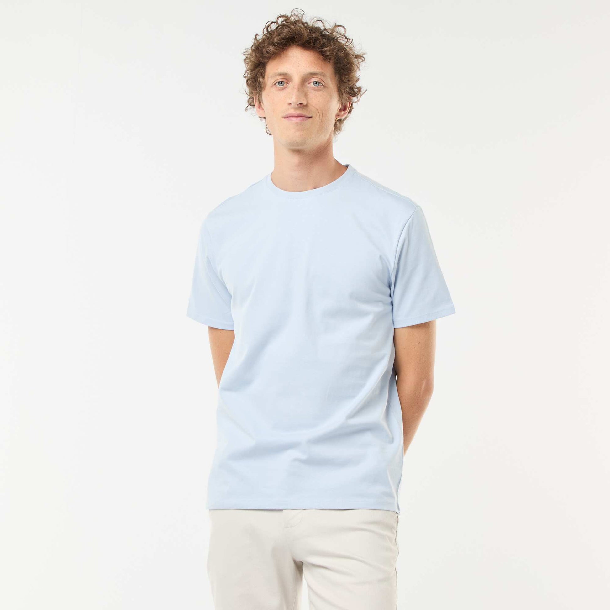 T-shirt à col rond en coton - Tough Cotton™ BLEU