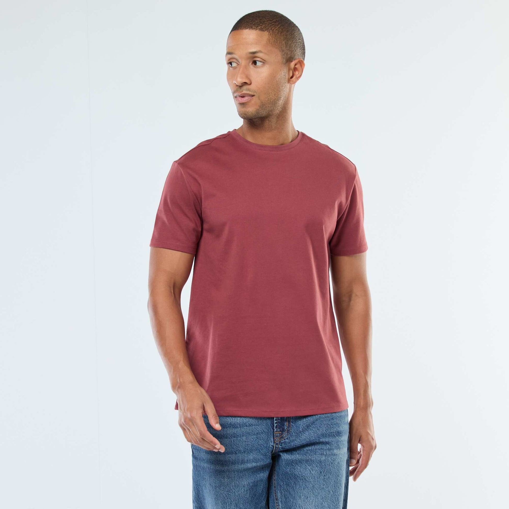 T-shirt à col rond en coton - Tough Cotton™ ROUGE
