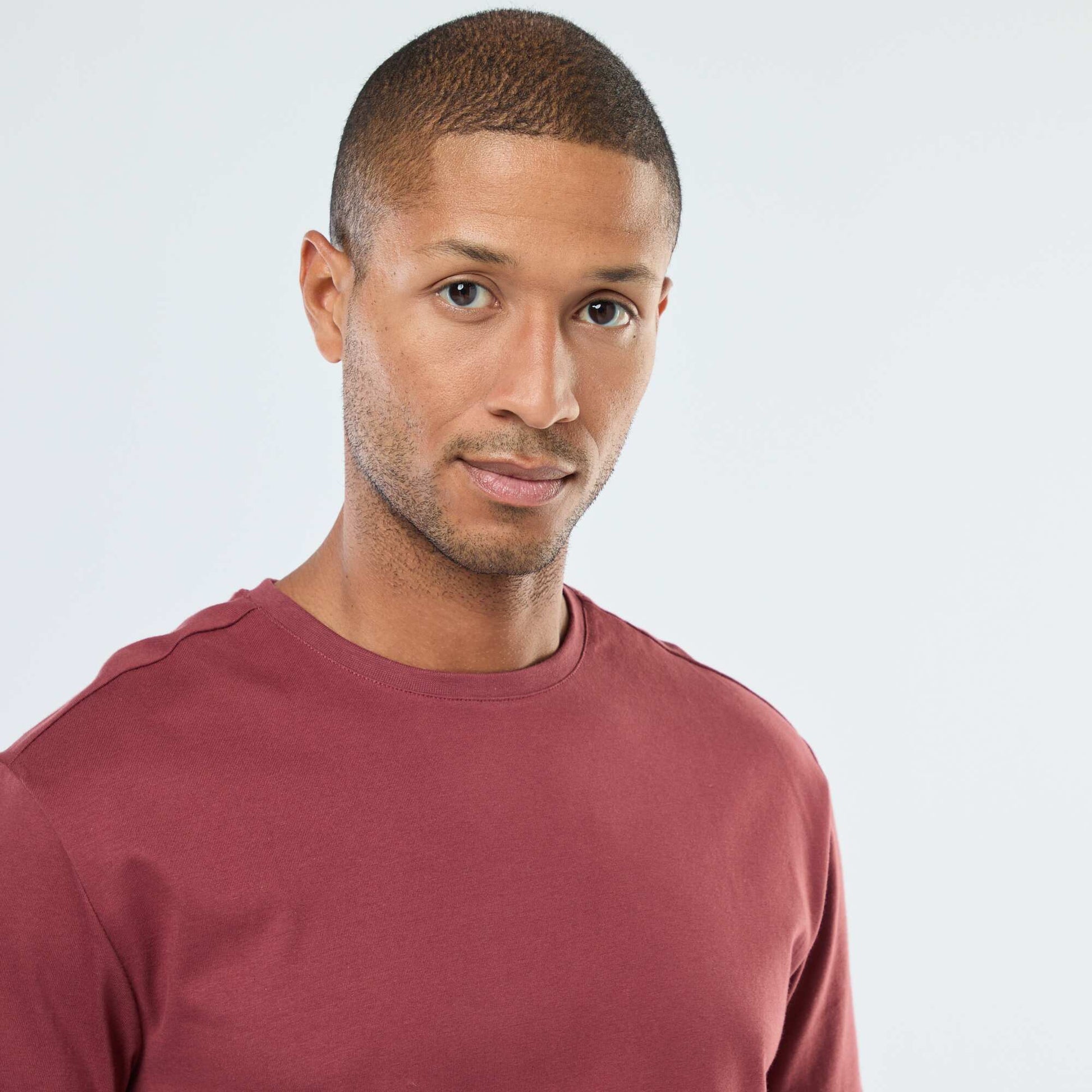 T-shirt à col rond en coton - Tough Cotton™ ROUGE