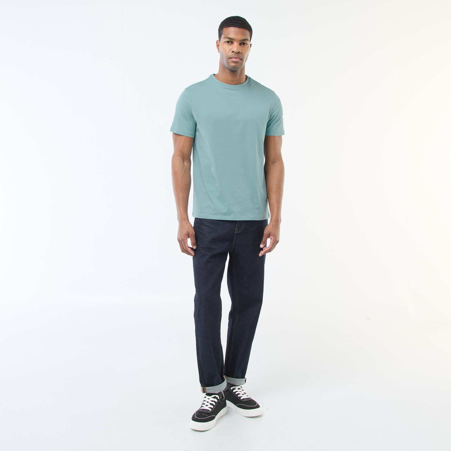 T-shirt à col rond en coton - Tough Cotton™ BLEU