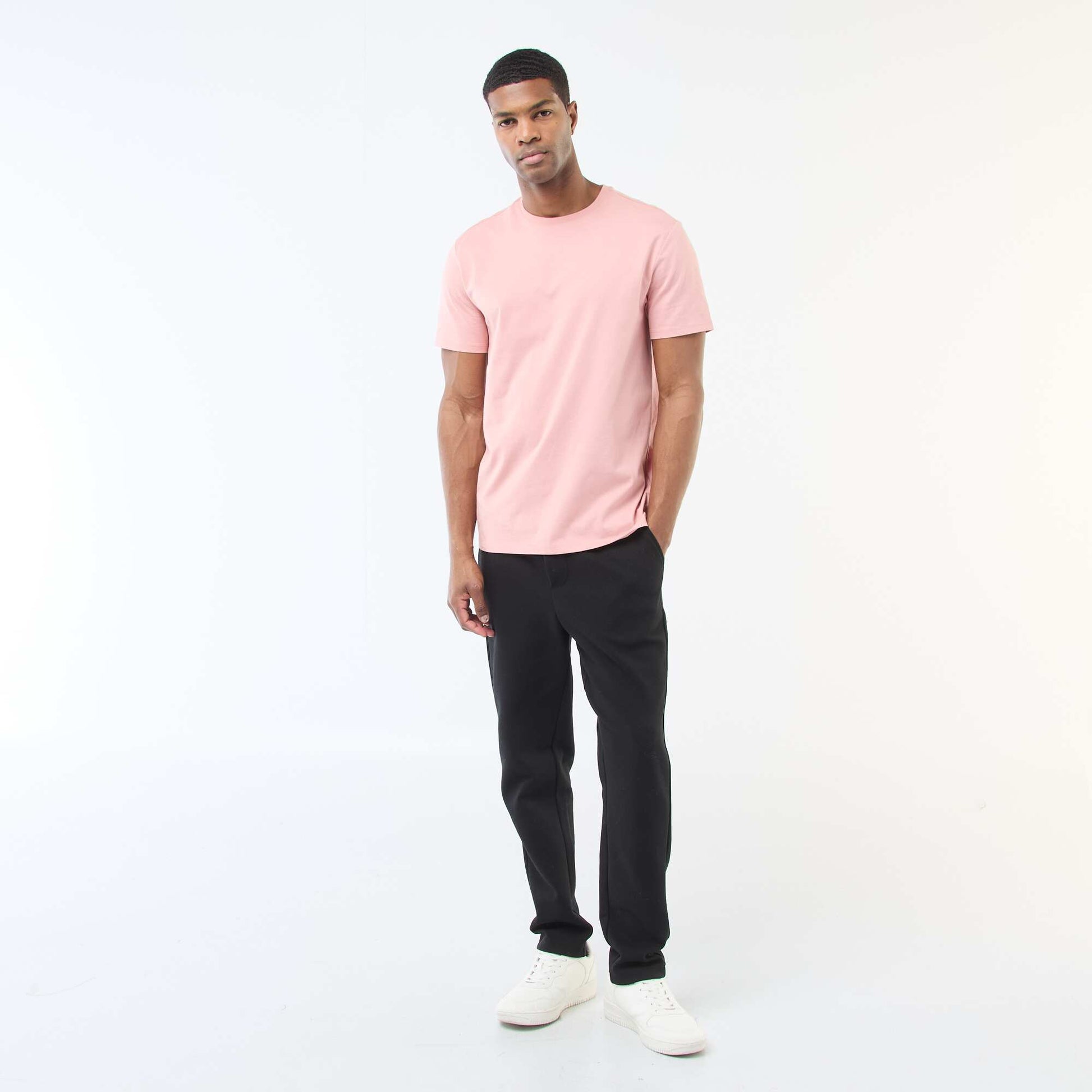 T-shirt à col rond en coton - Tough Cotton™ ROSE