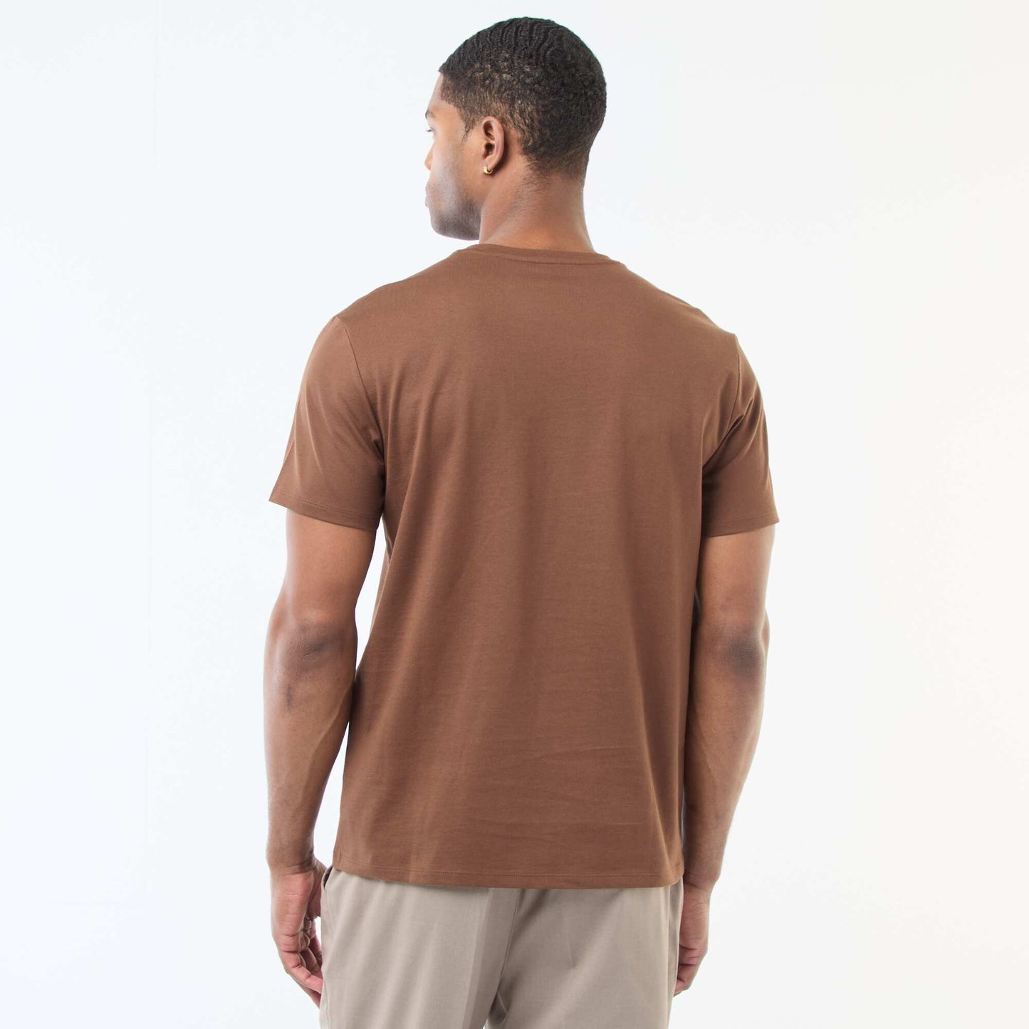 T-shirt à col rond en coton - Tough Cotton™ MARRON
