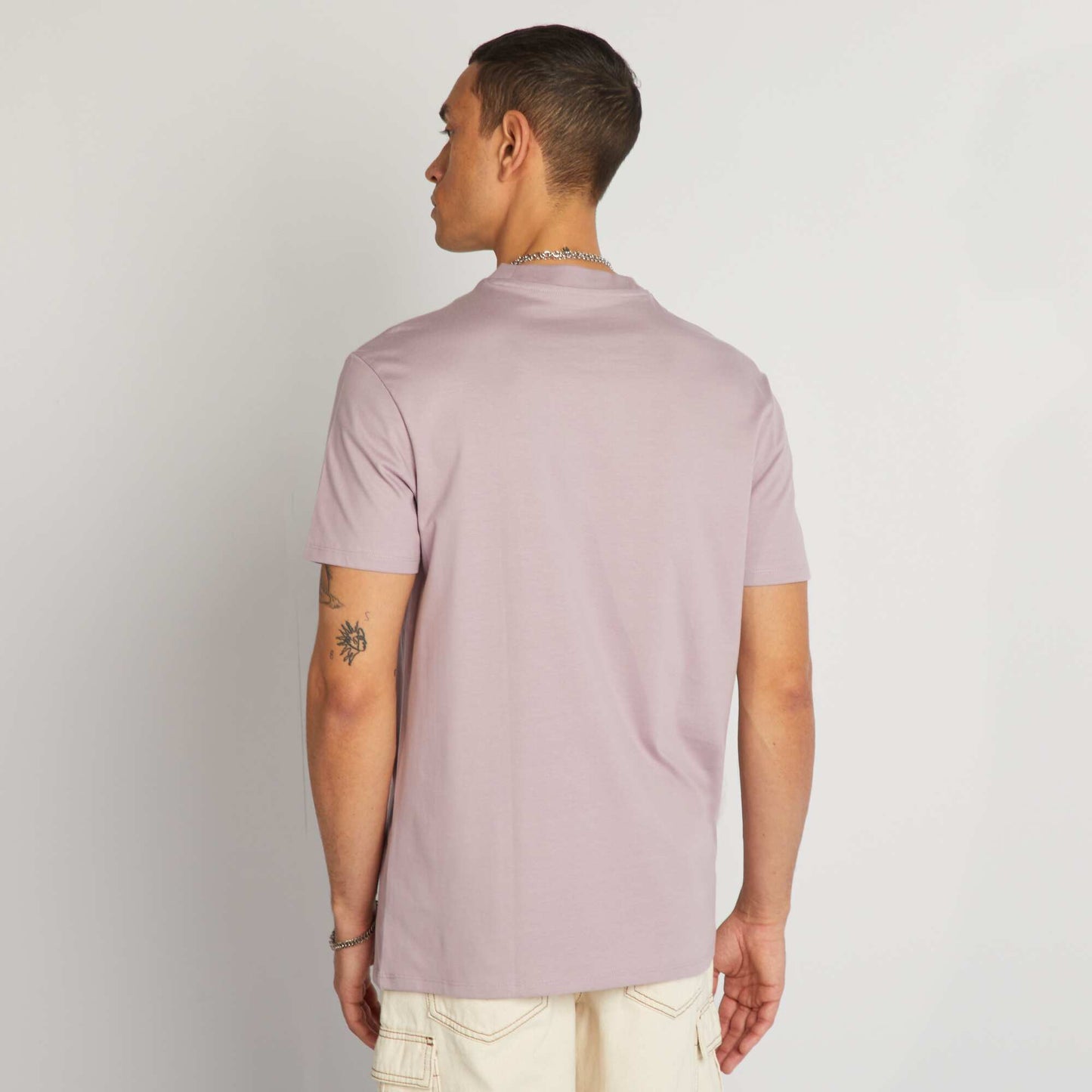 T-shirt à col rond en coton - Tough Cotton™ Violet