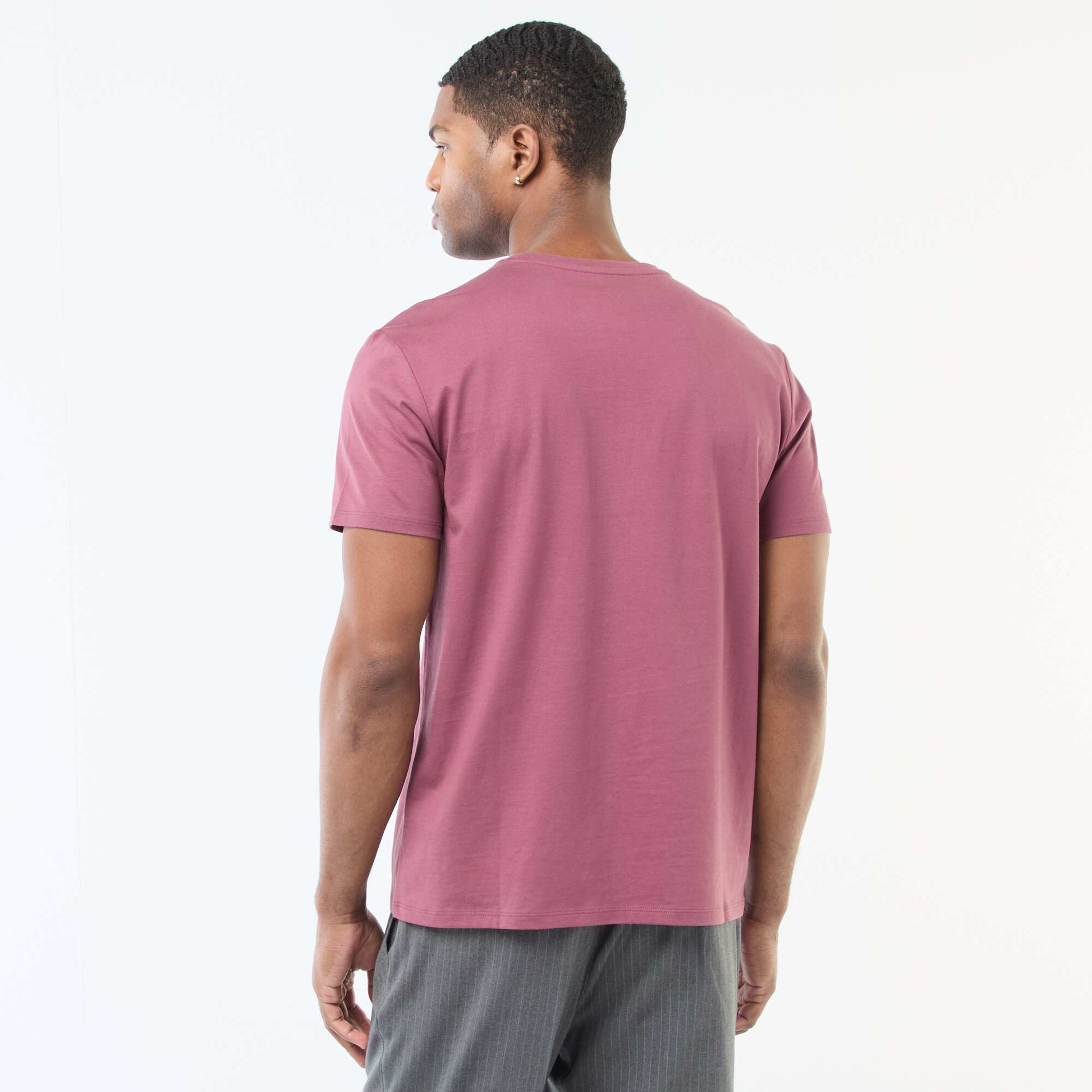 T-shirt à col rond en coton - Tough Cotton™ ROSE