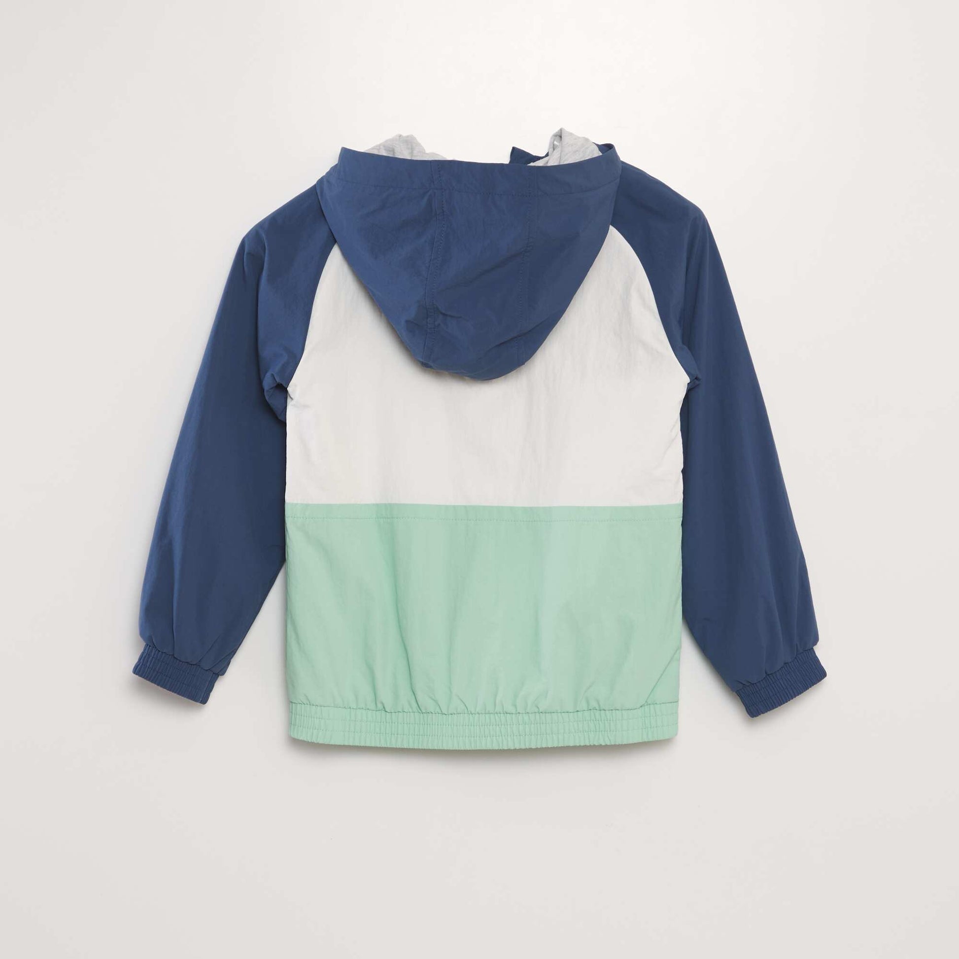 Blouson colorblock d perlant Vert