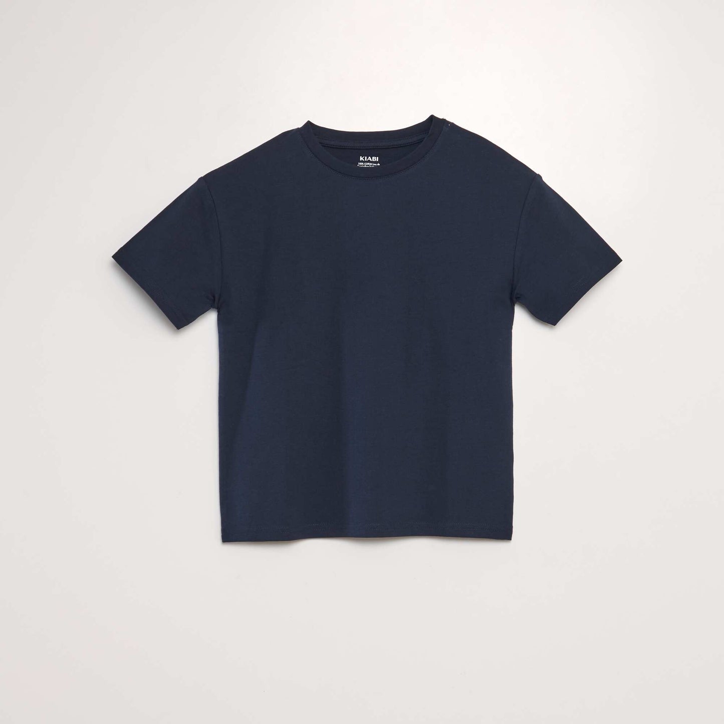 T-shirt uni bleu marine