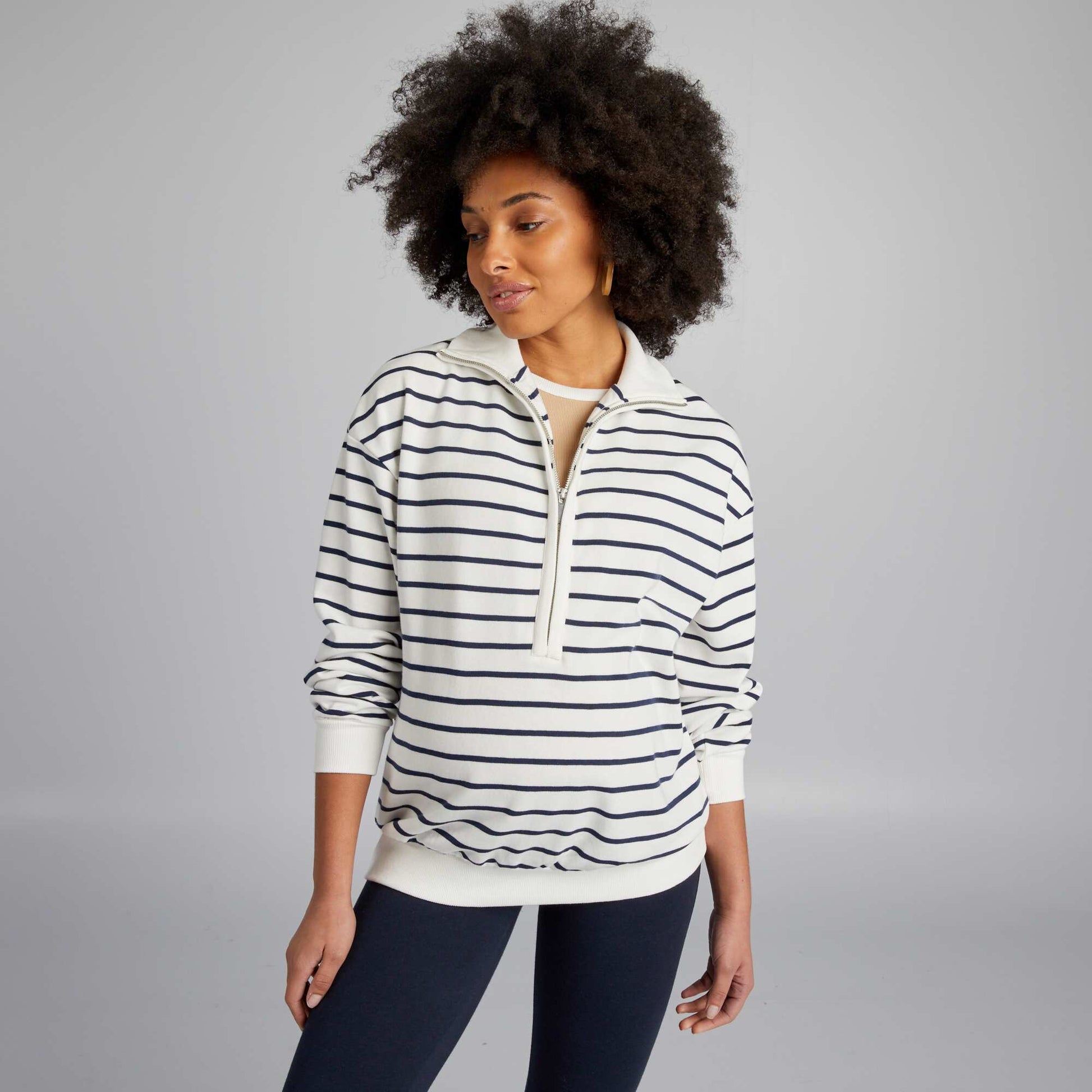 Sweat grossesse coupe camionneur Marini re