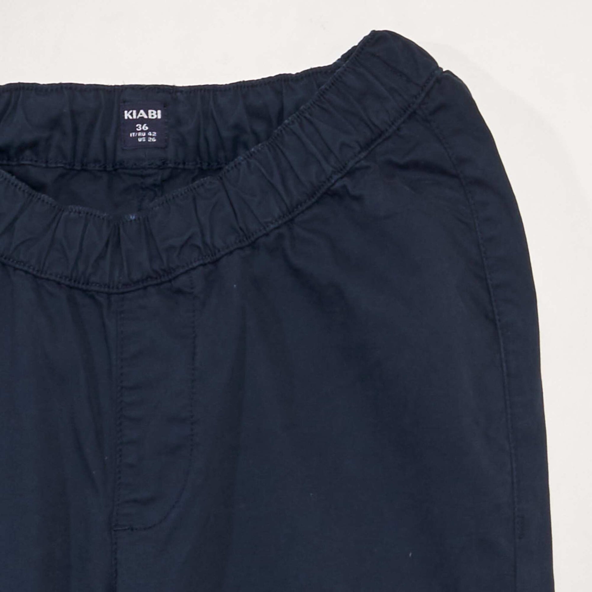 Chino à taille élastiquée - So Easy BLEU