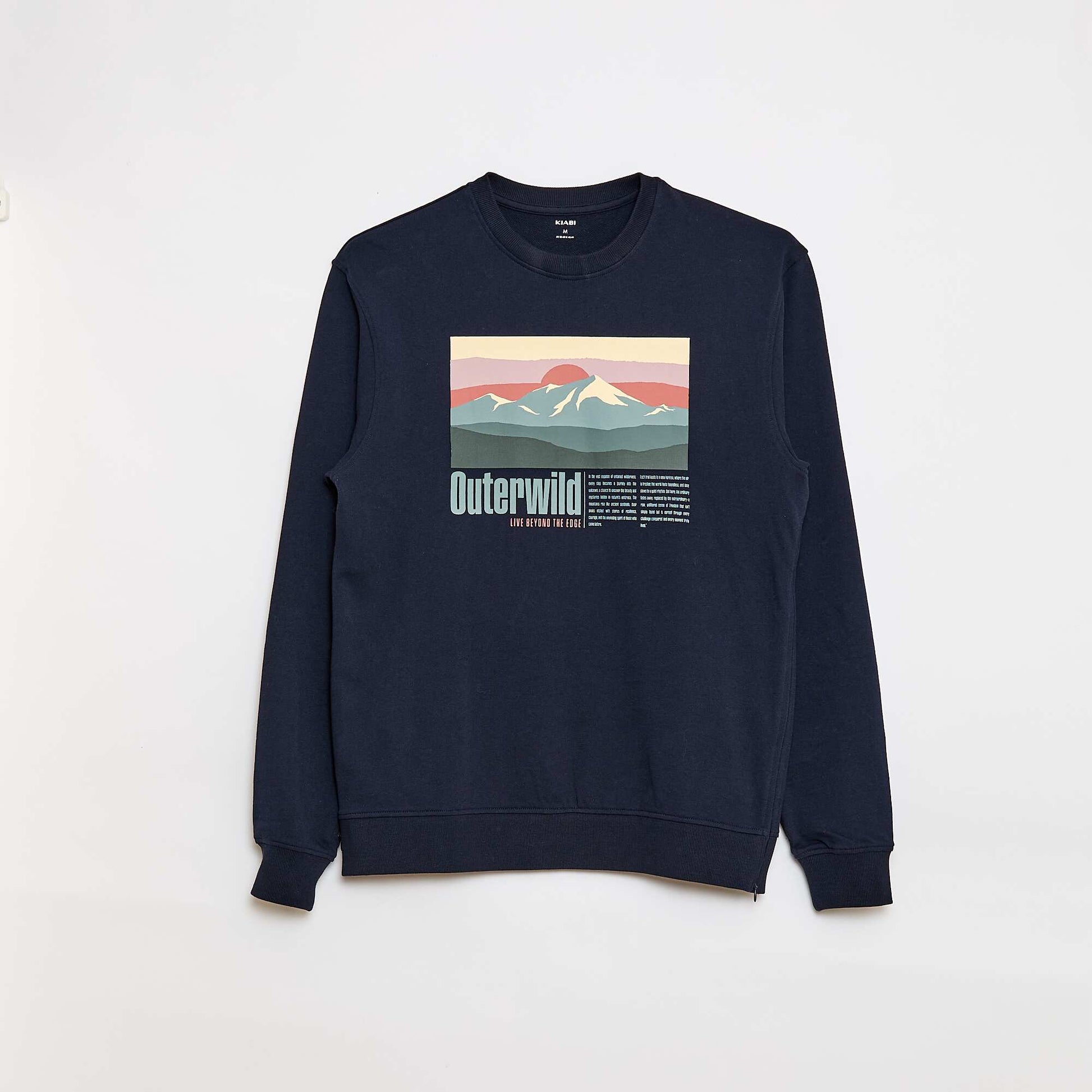 Sweat en molleton avec imprimé - So Easy BLEU