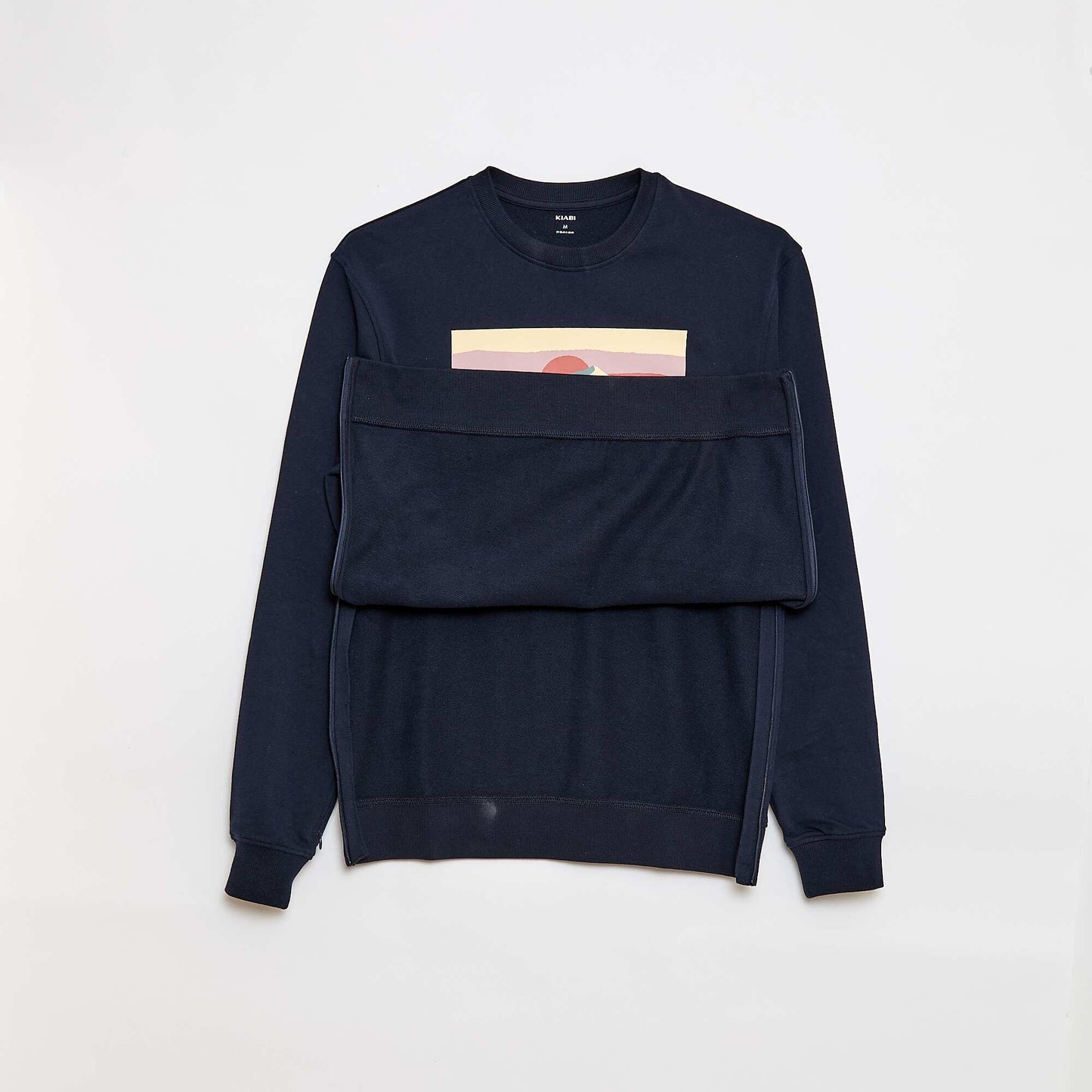 Sweat en molleton avec imprimé - So Easy BLEU