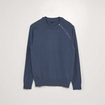 Sweat en maille - So Easy BLEU