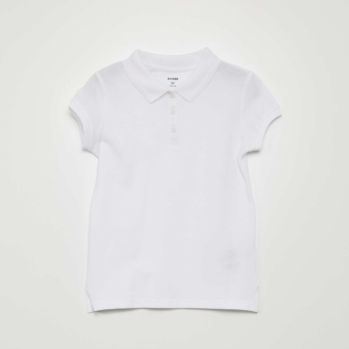 Polo manches courtes BLANC