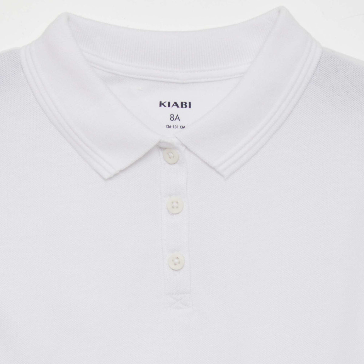 Polo manches courtes BLANC