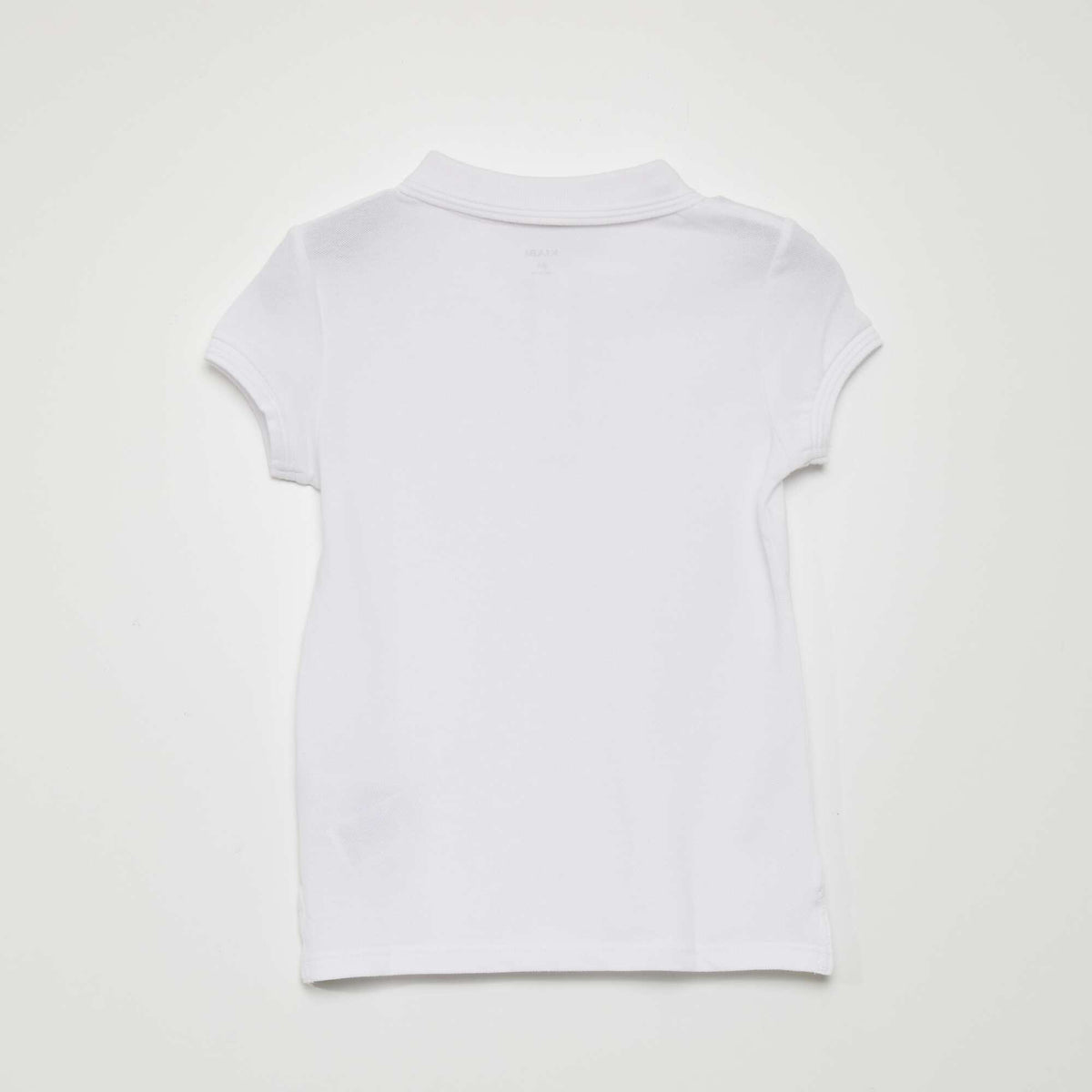 Polo manches courtes BLANC