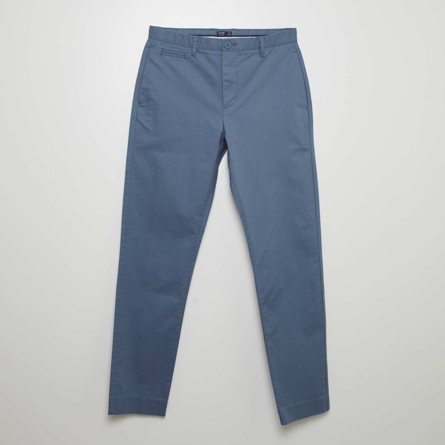 Pantalon chino slim BLEU