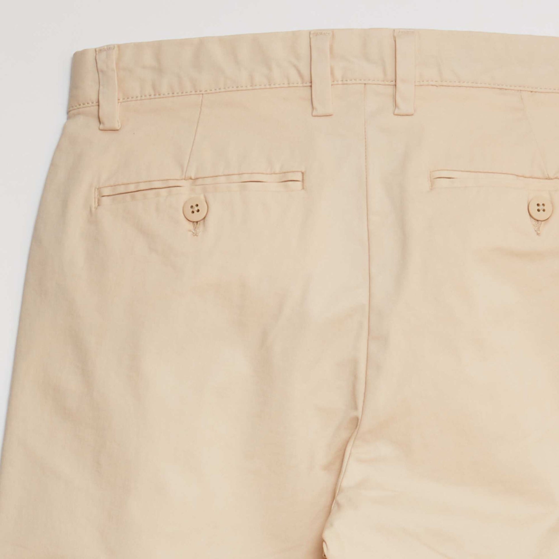 Pantalon slim en tencel Beige