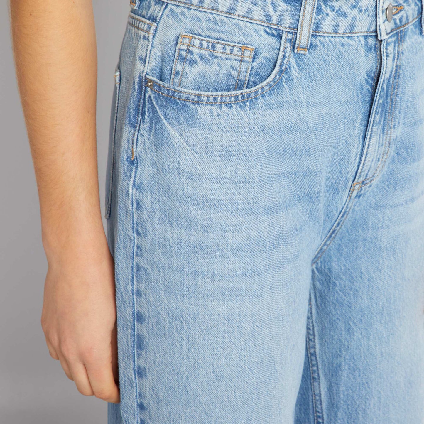 Jean wide leg Bleu