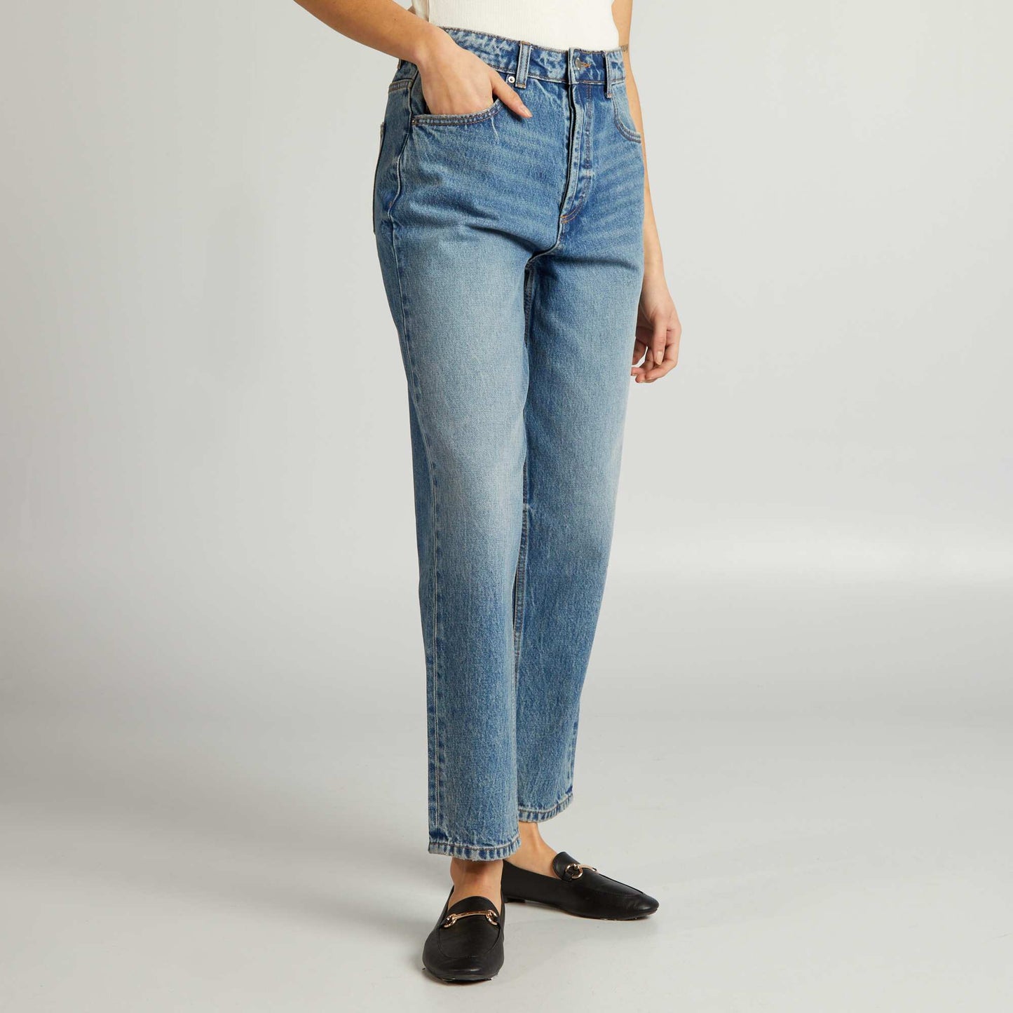 Jean straight Bleu fonc