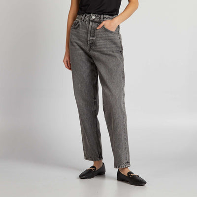 Jean straight Gris clair