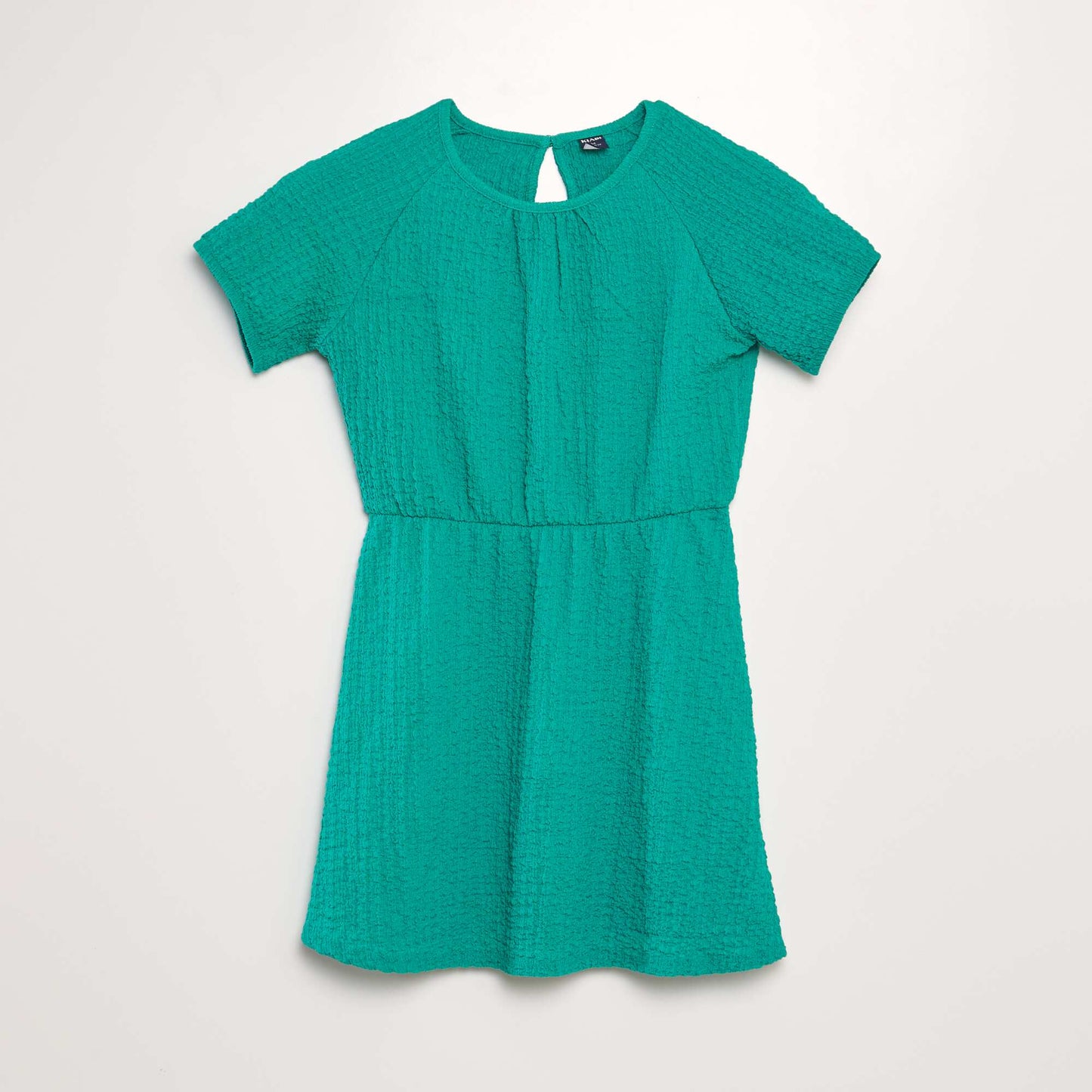 Robe en maille gaufr e Vert