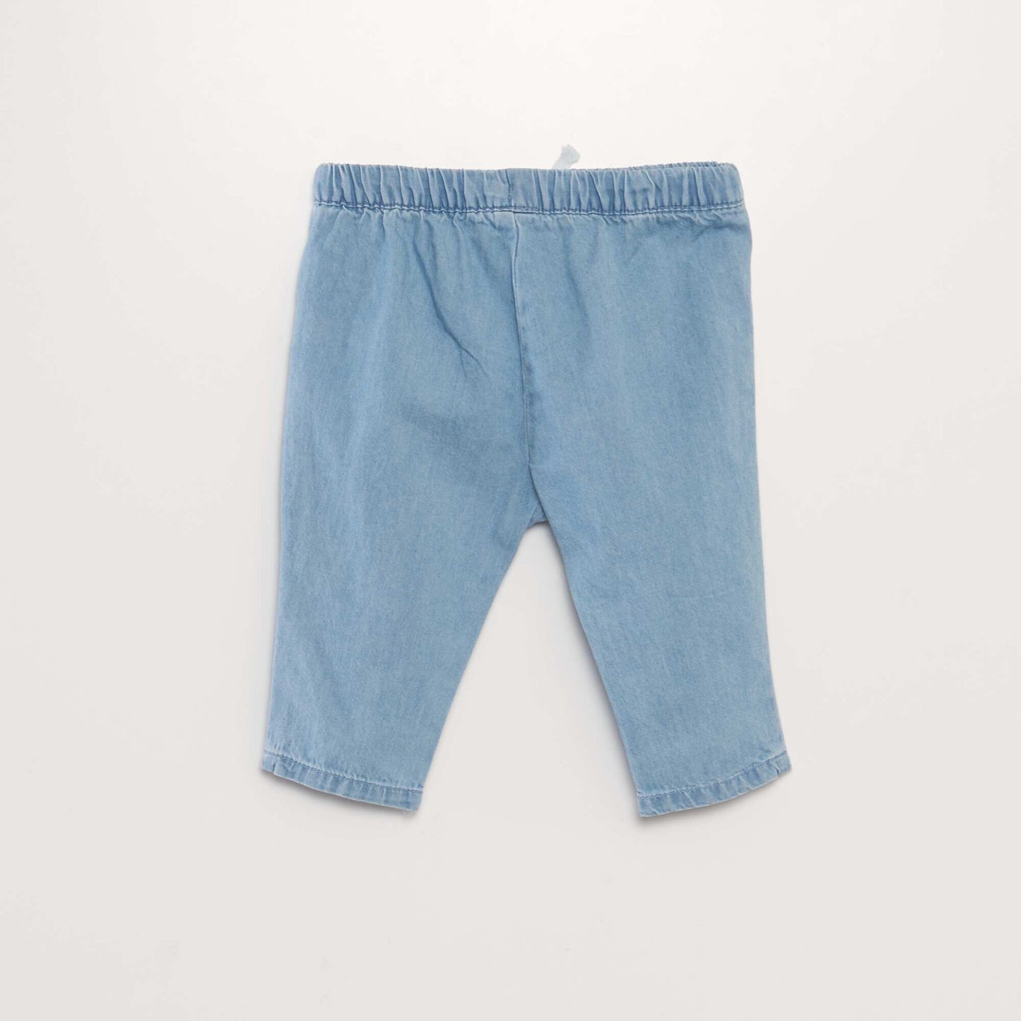 Pantalon l ger en coton Bleu