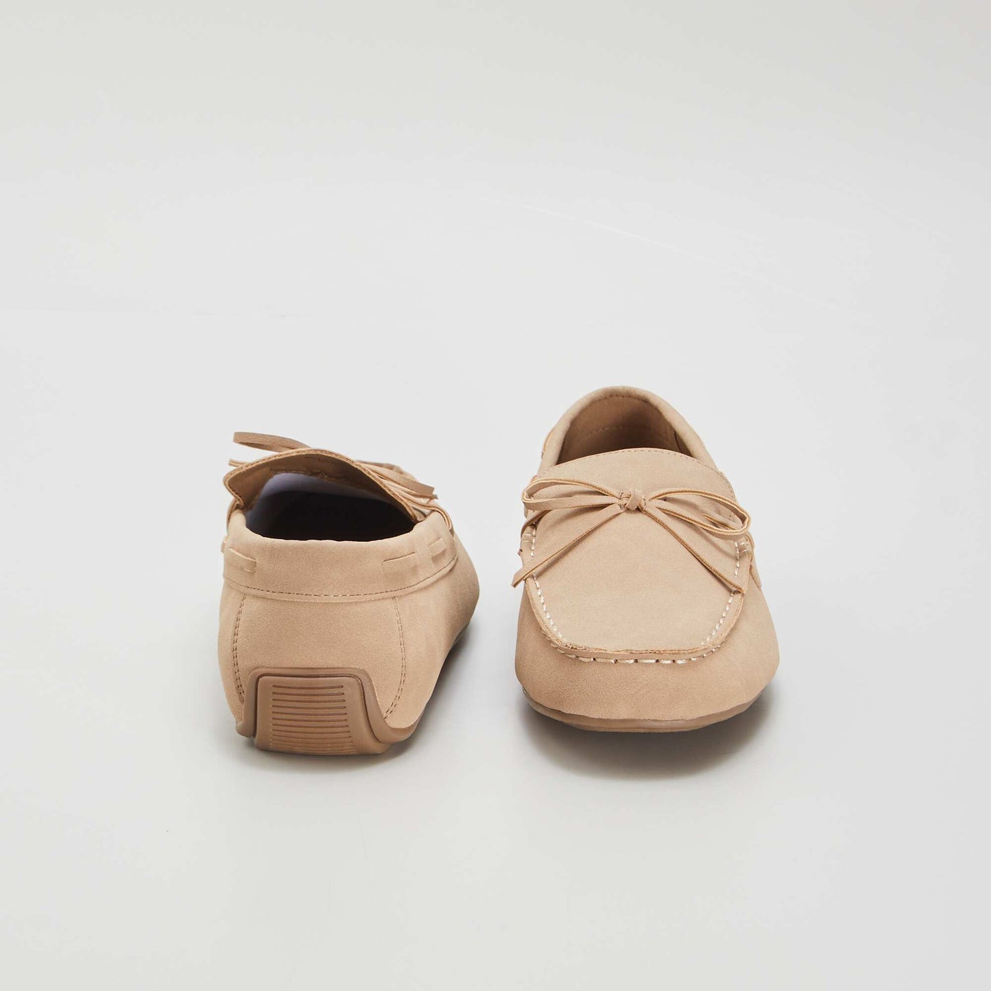 Mocassins en simili beige