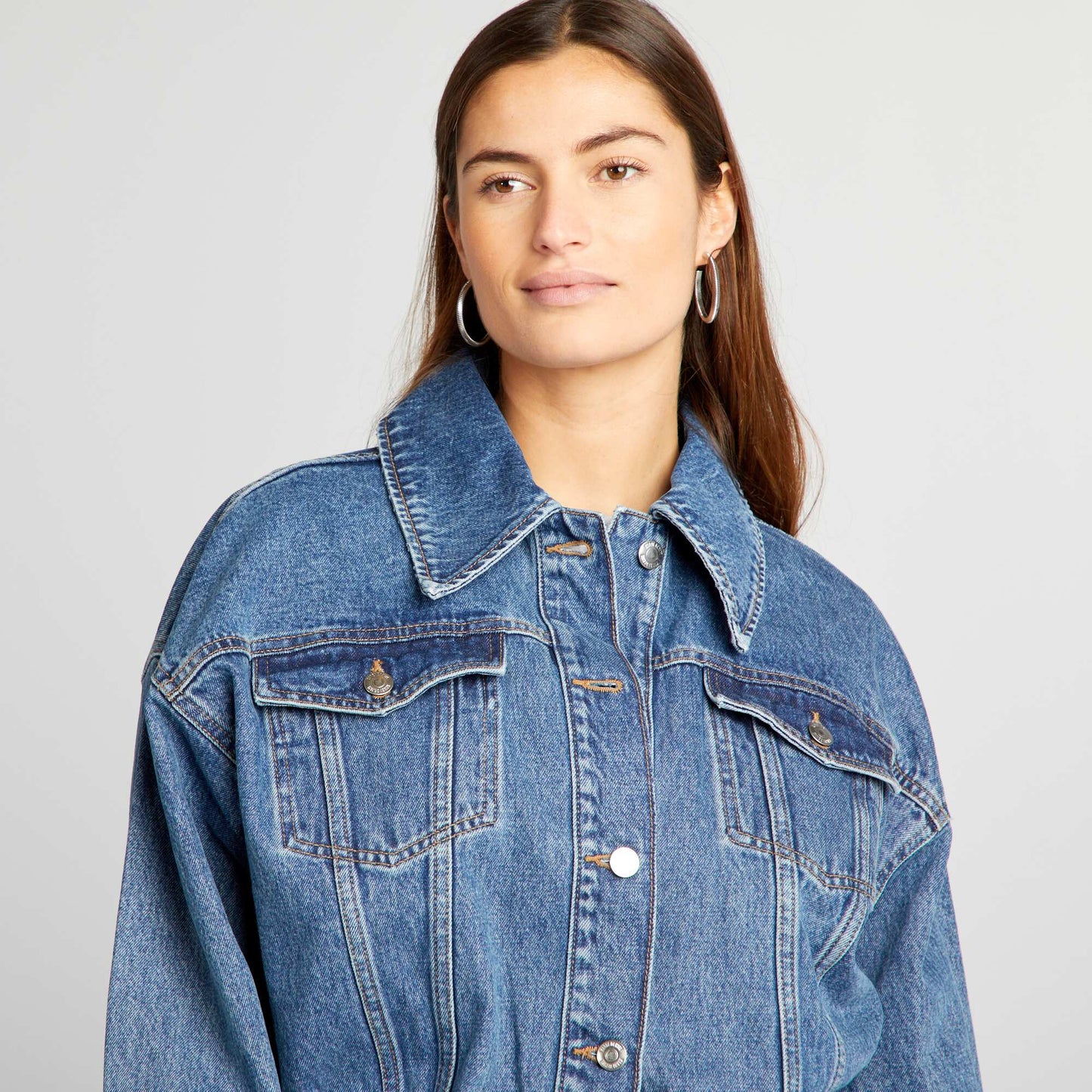 Veste en jean Bleu