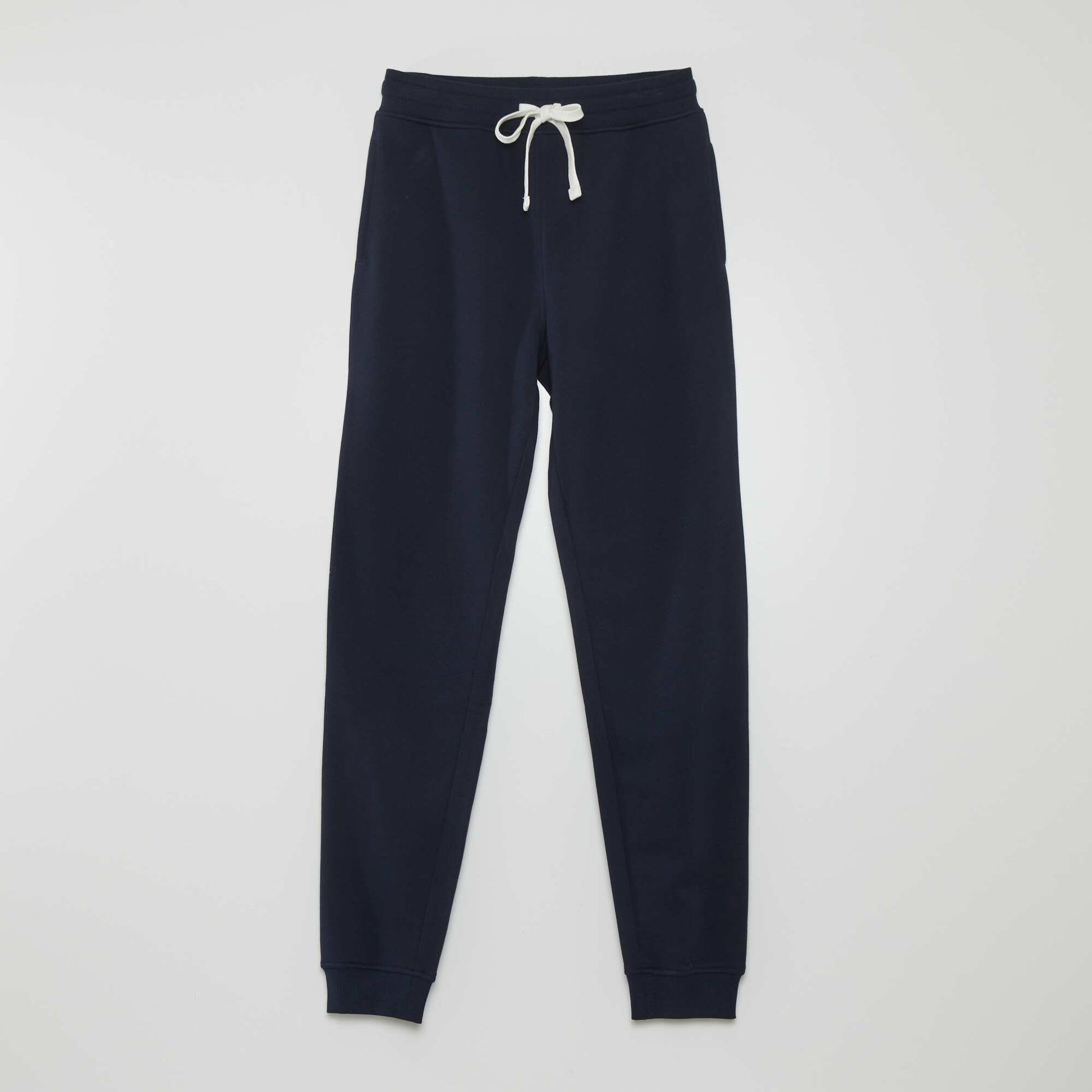Pantalon jogging en molleton Bleu marine