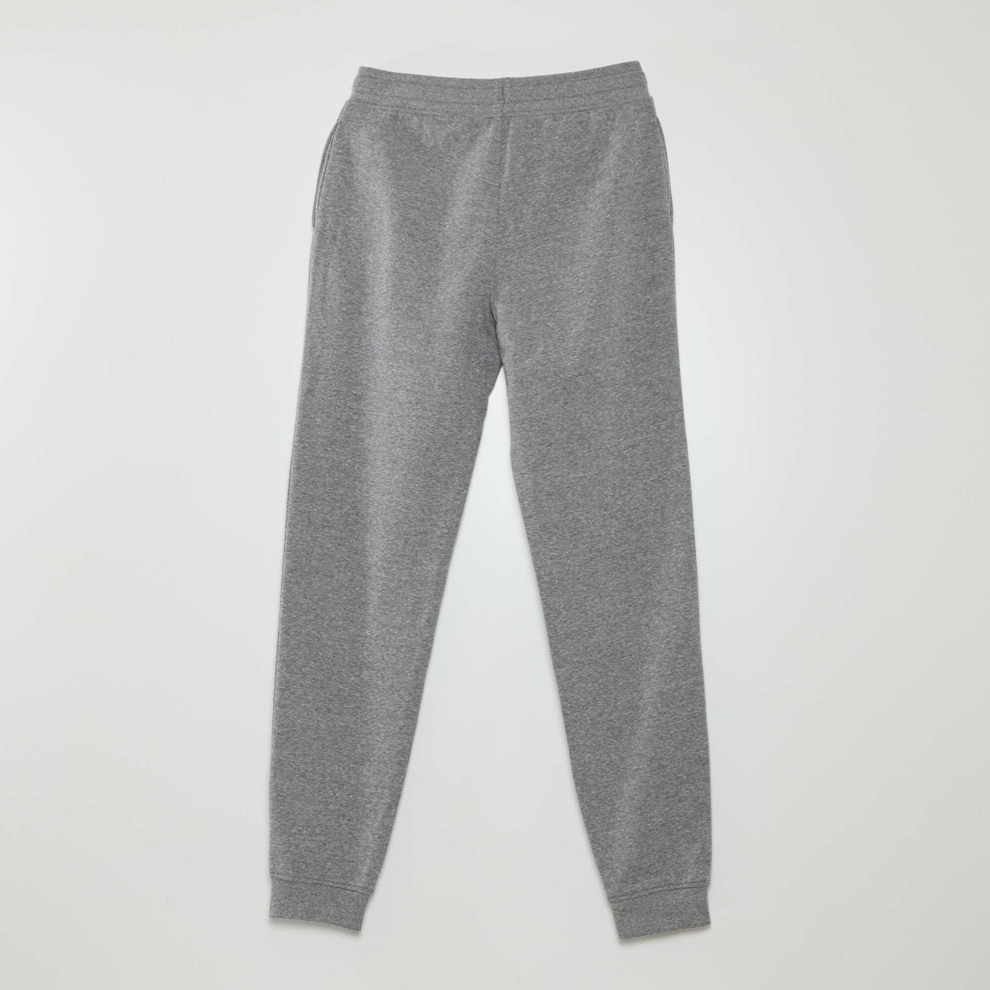 Pantalon jogging en molleton GRIS FONCé