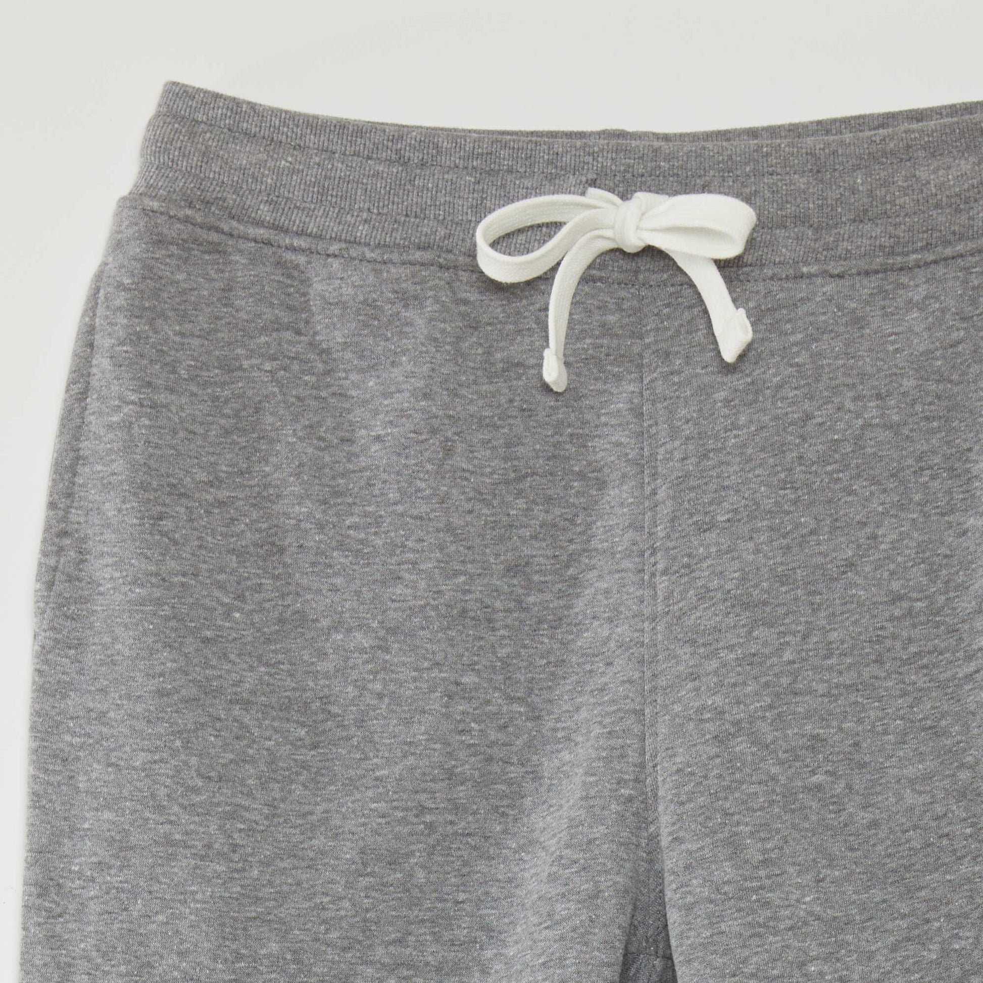 Pantalon jogging en molleton GRIS FONCé