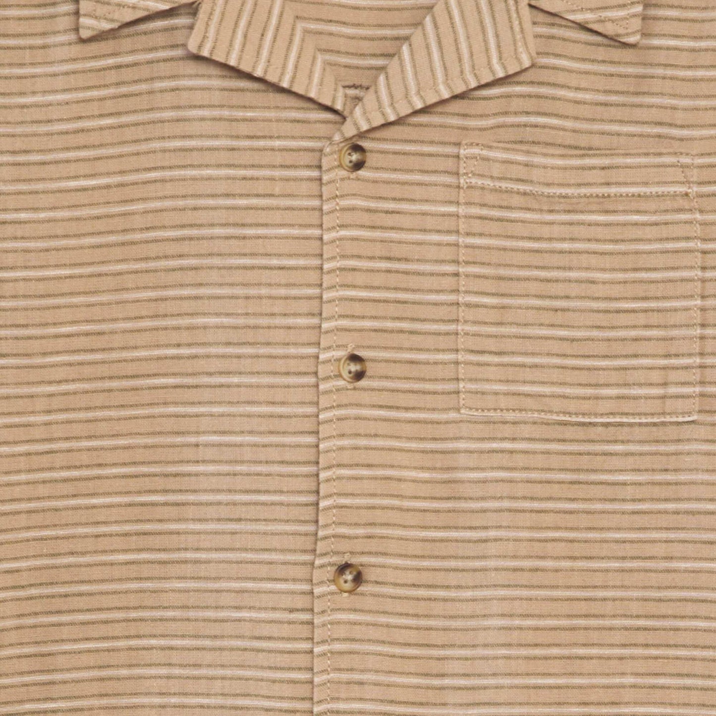 Chemise manches courtes Beige