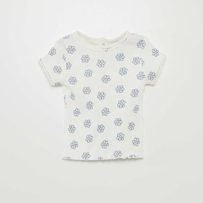 T-shirt c tel Blanc