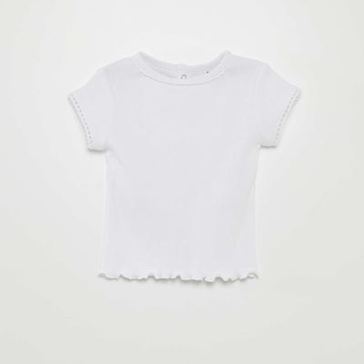 T-shirt c tel blanc