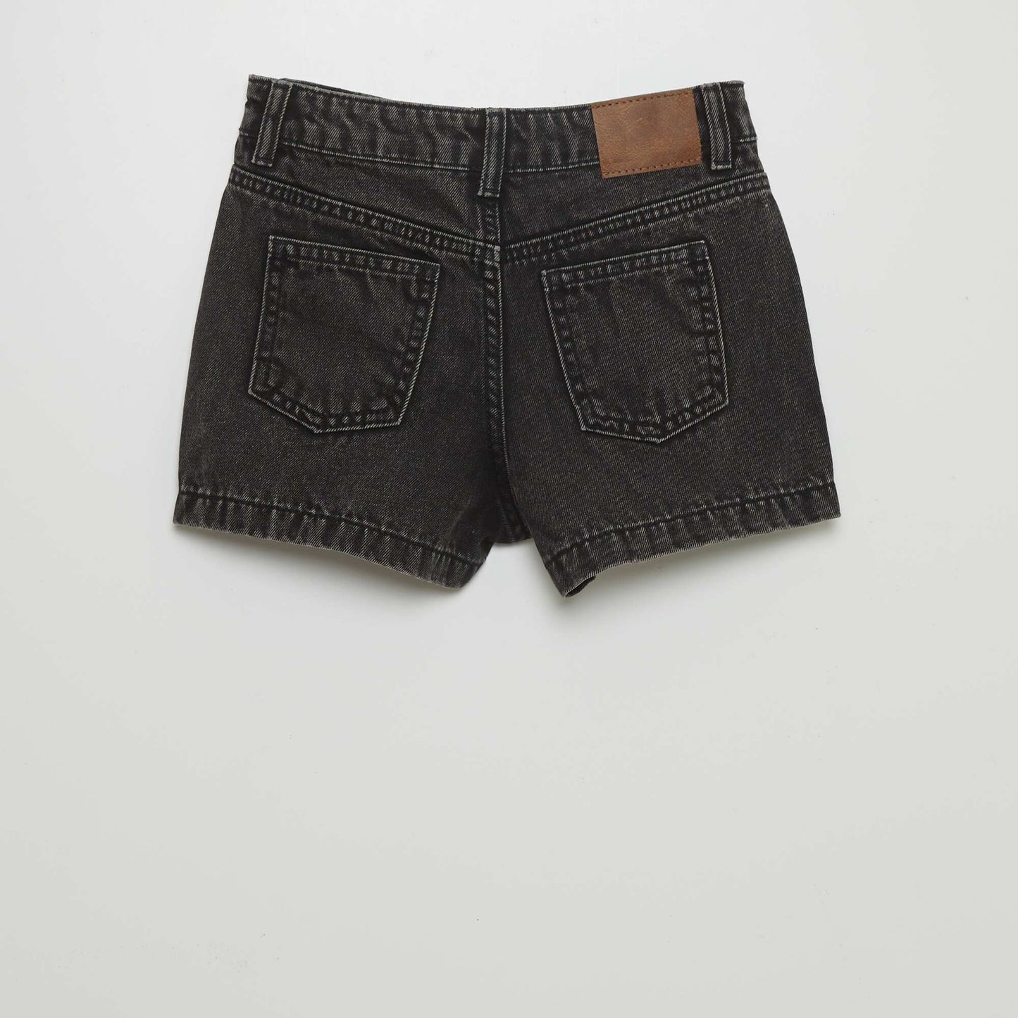 Jupe short en jean Gris