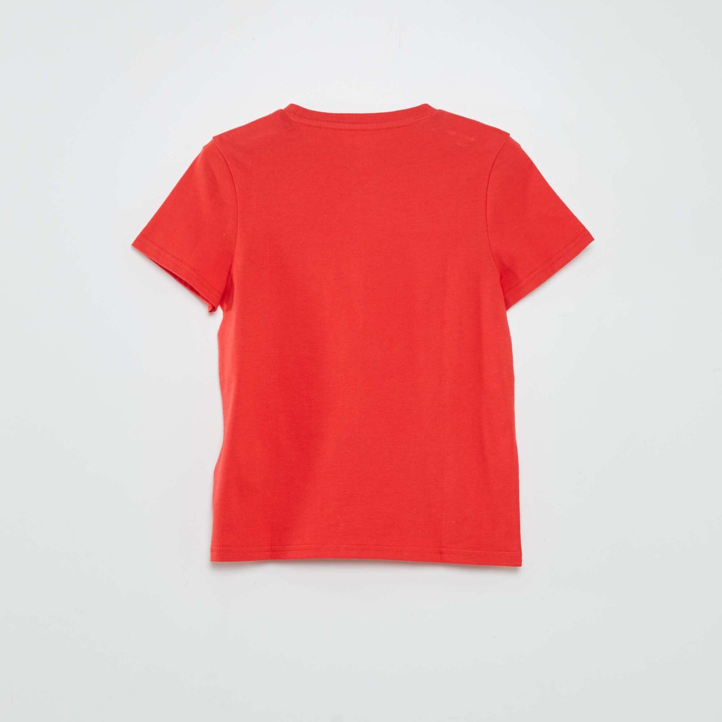 T-shirt col rond avec imprim Rouge