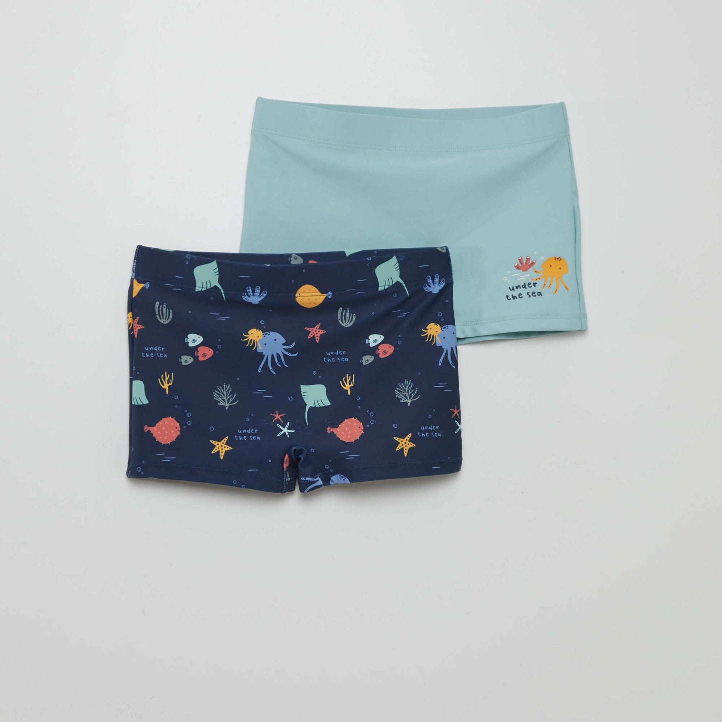 Lot de 2 boxers de bain Bleu