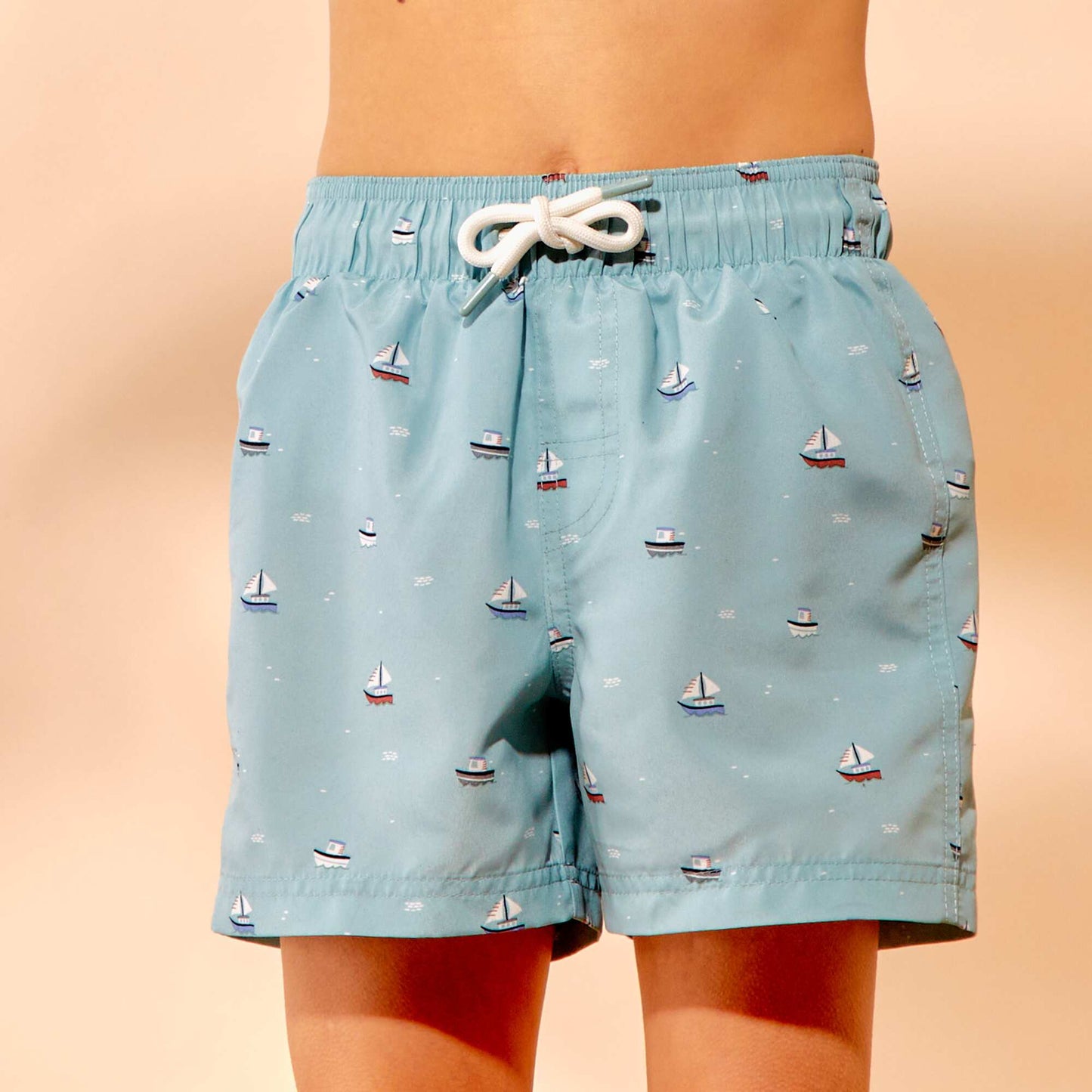 Short de bain imprim Bleu turquoise