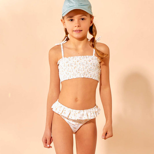 Maillot de bain smock - 2 pi ces Blanc