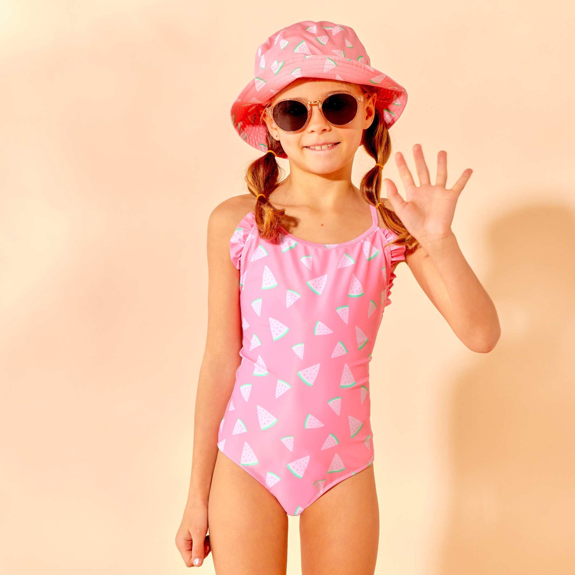Maillot de bain crois - 1 pi ce Rose