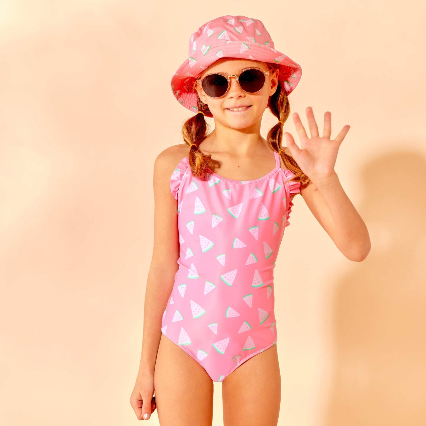 Maillot de bain crois - 1 pi ce Rose