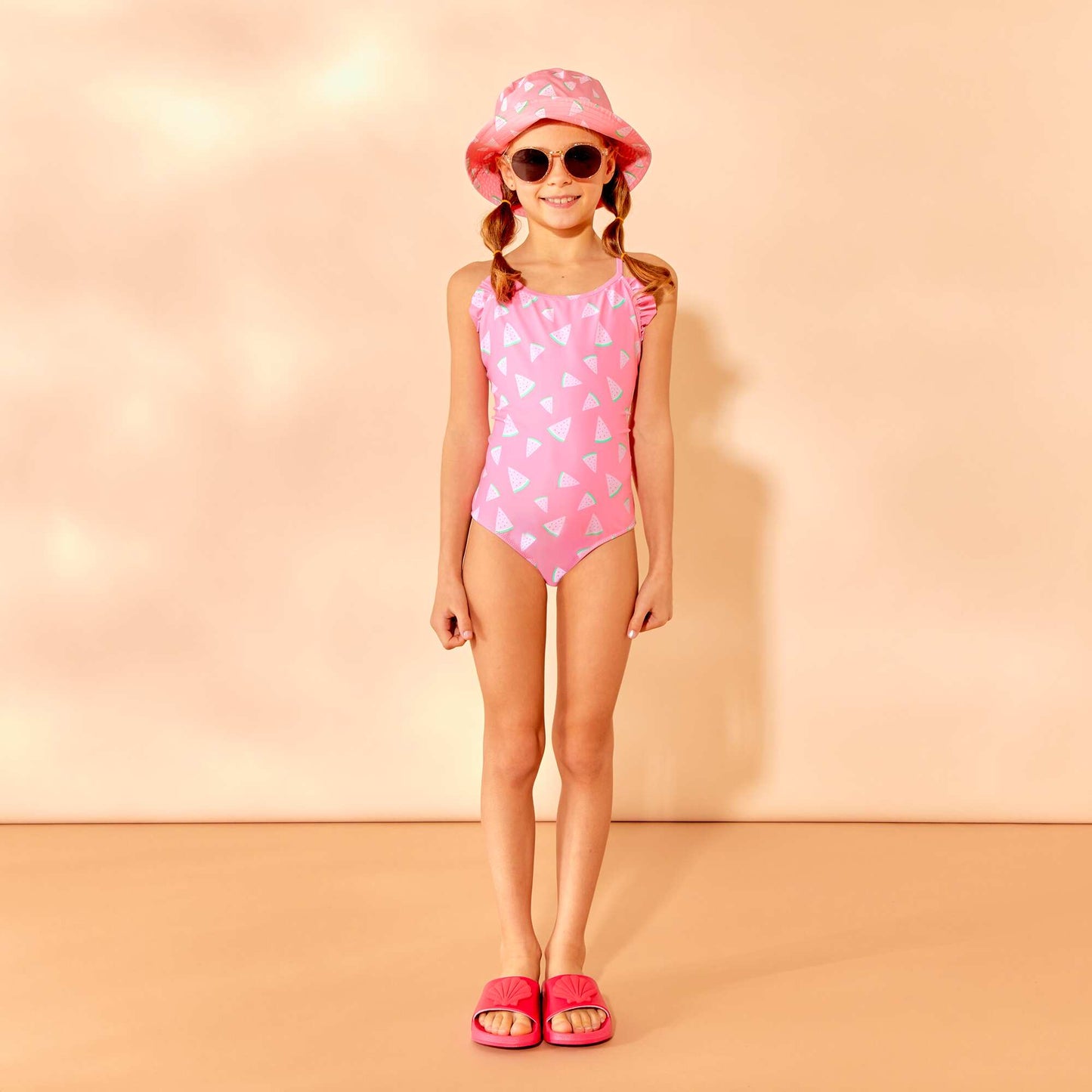 Maillot de bain crois - 1 pi ce Rose