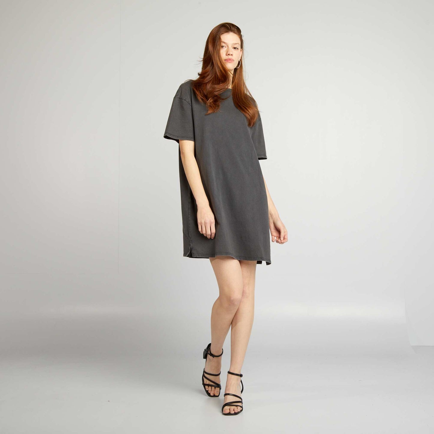 Robe t-shirt Noir